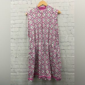 Pink Geometric Mini Dress